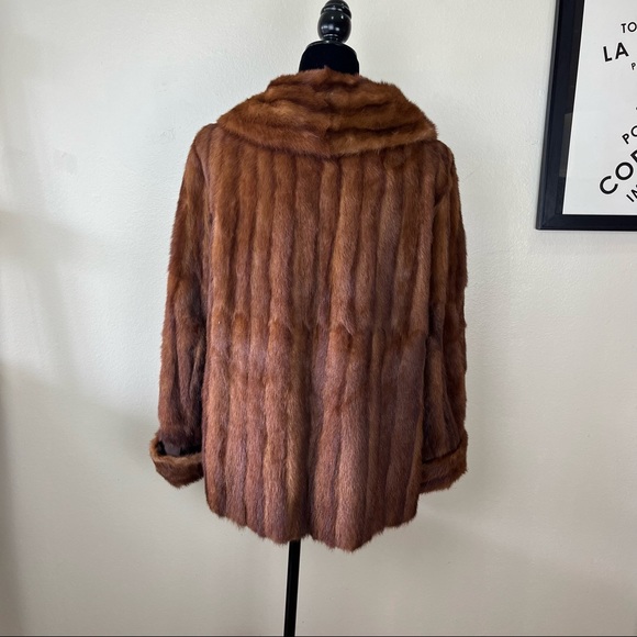 Vintage Mink Coat, C.R. Cook of Peoria of Illinois S/Large, Excellent Condition - Picture 5 of 8